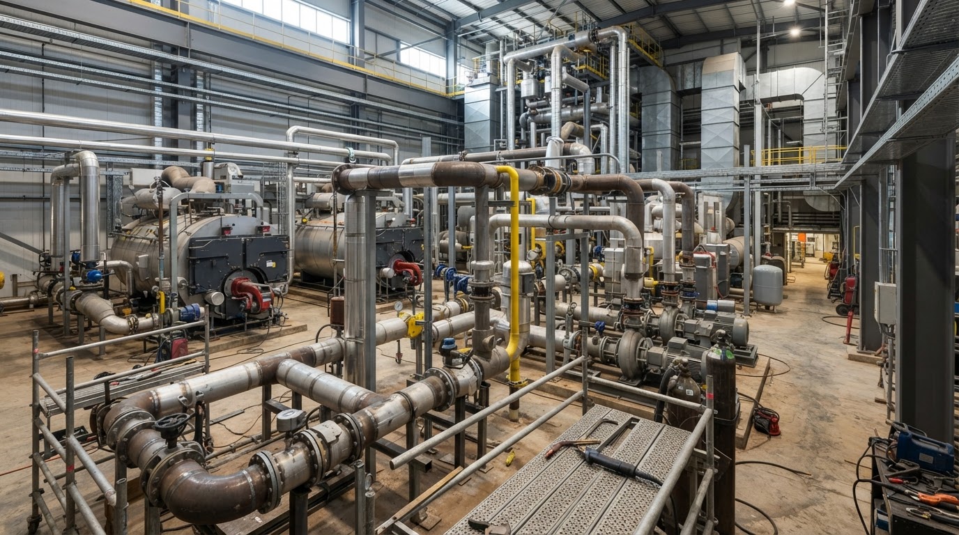 Mechanical Installation Contractors Belfast & Northern Ireland — illustrative engineering image for social media post