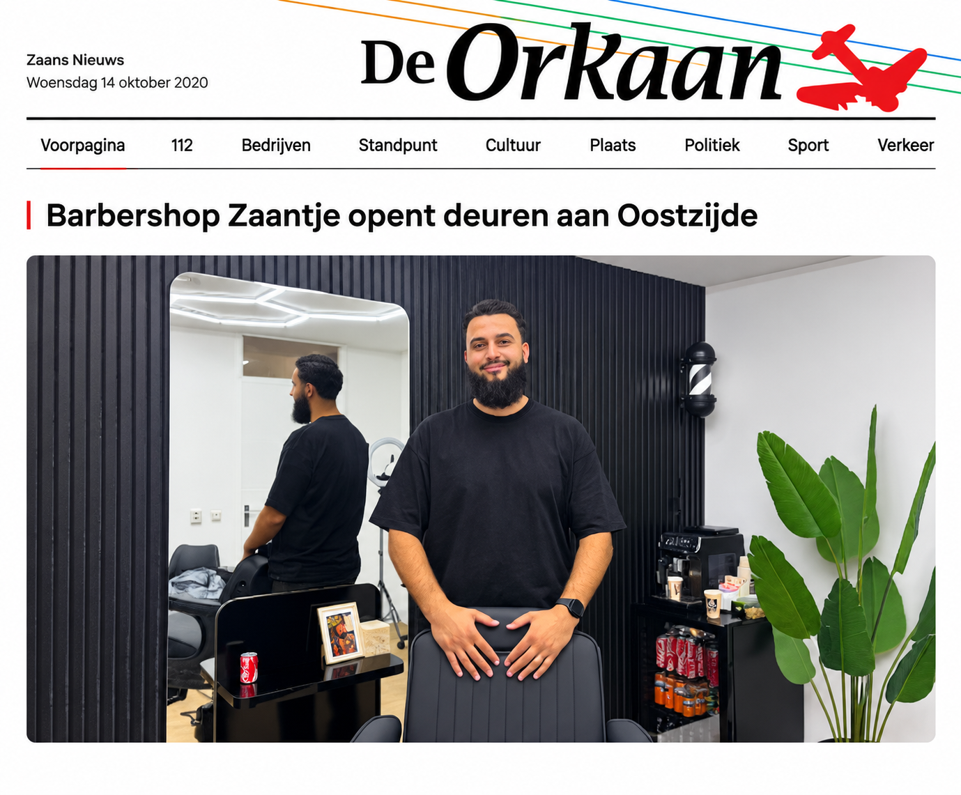 De Orkaan: Barbershop Zaantje opent deuren aan Oostzijde