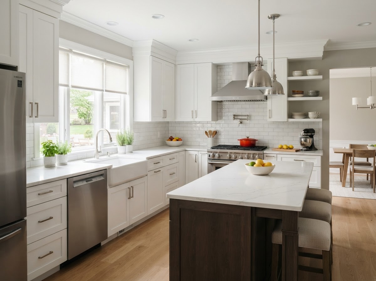 Kitchen cabinets after — MG job 1