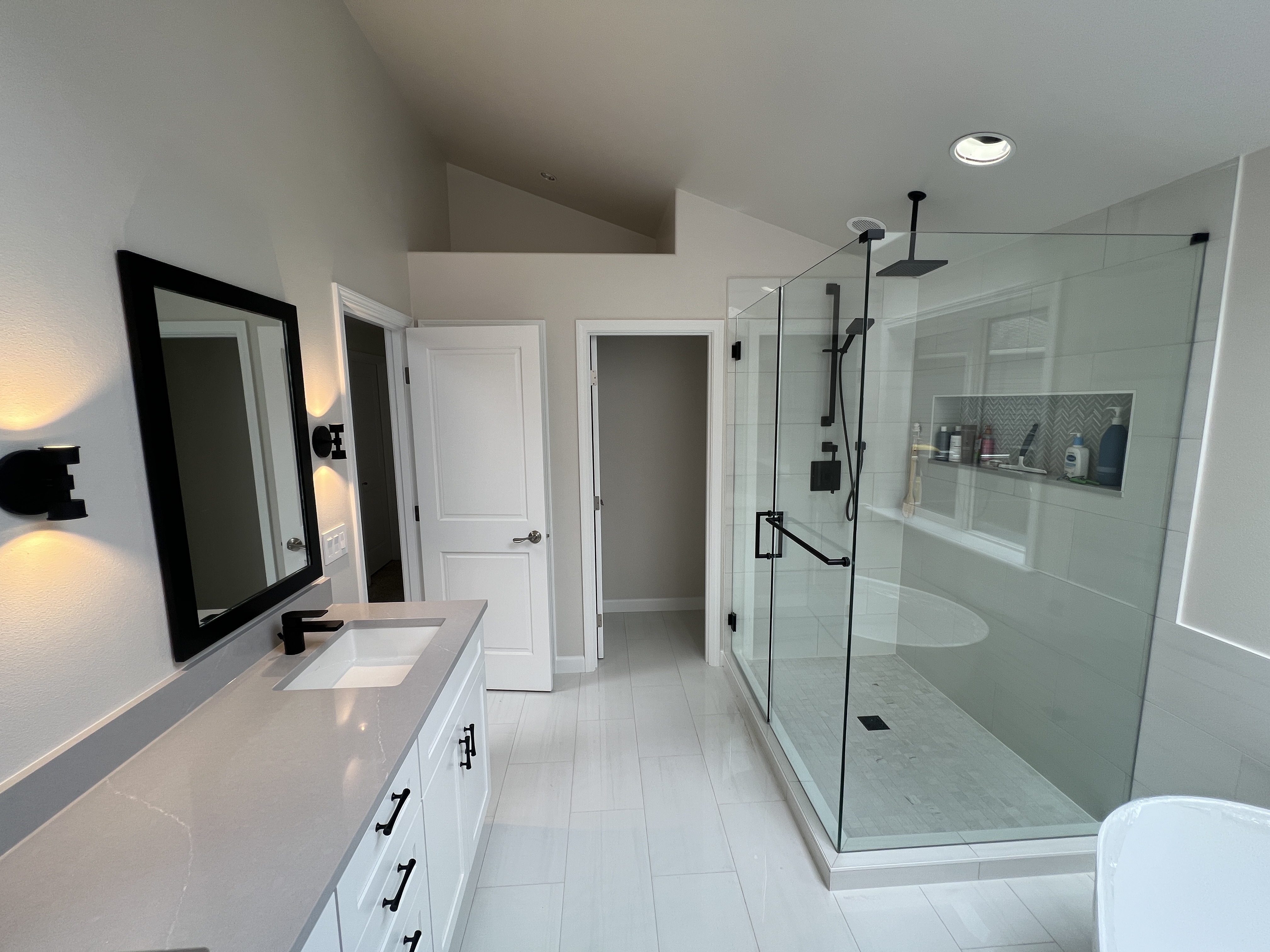 Primary Bath Walk-In Shower & Heated Floor