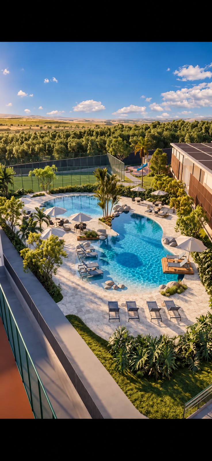 Complexo de Lazer e Piscinas do AYA Condomínio Resort