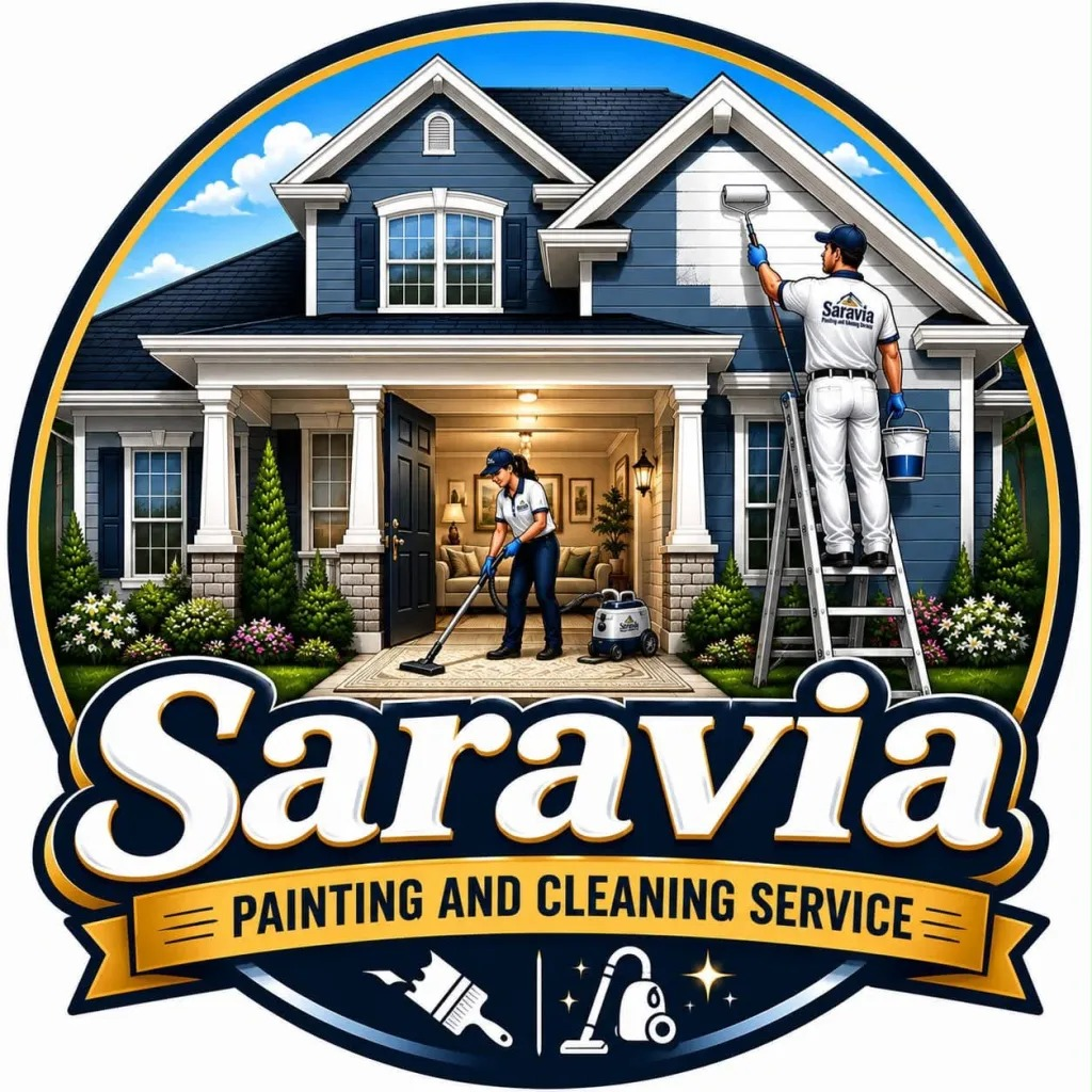 Saravia Pro Painting and Cleaning Emblem