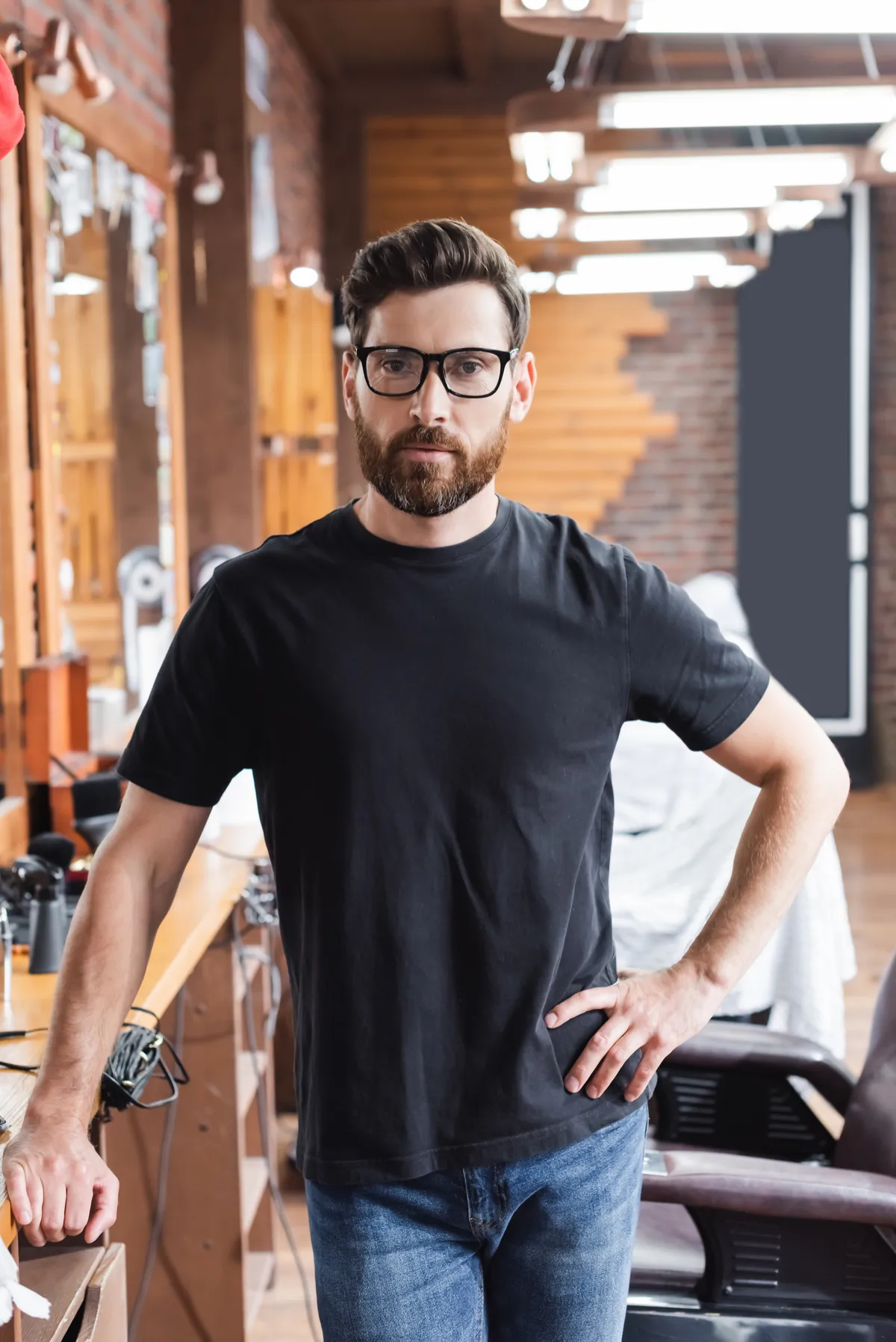 SalonTech founder inside one of their salon suites