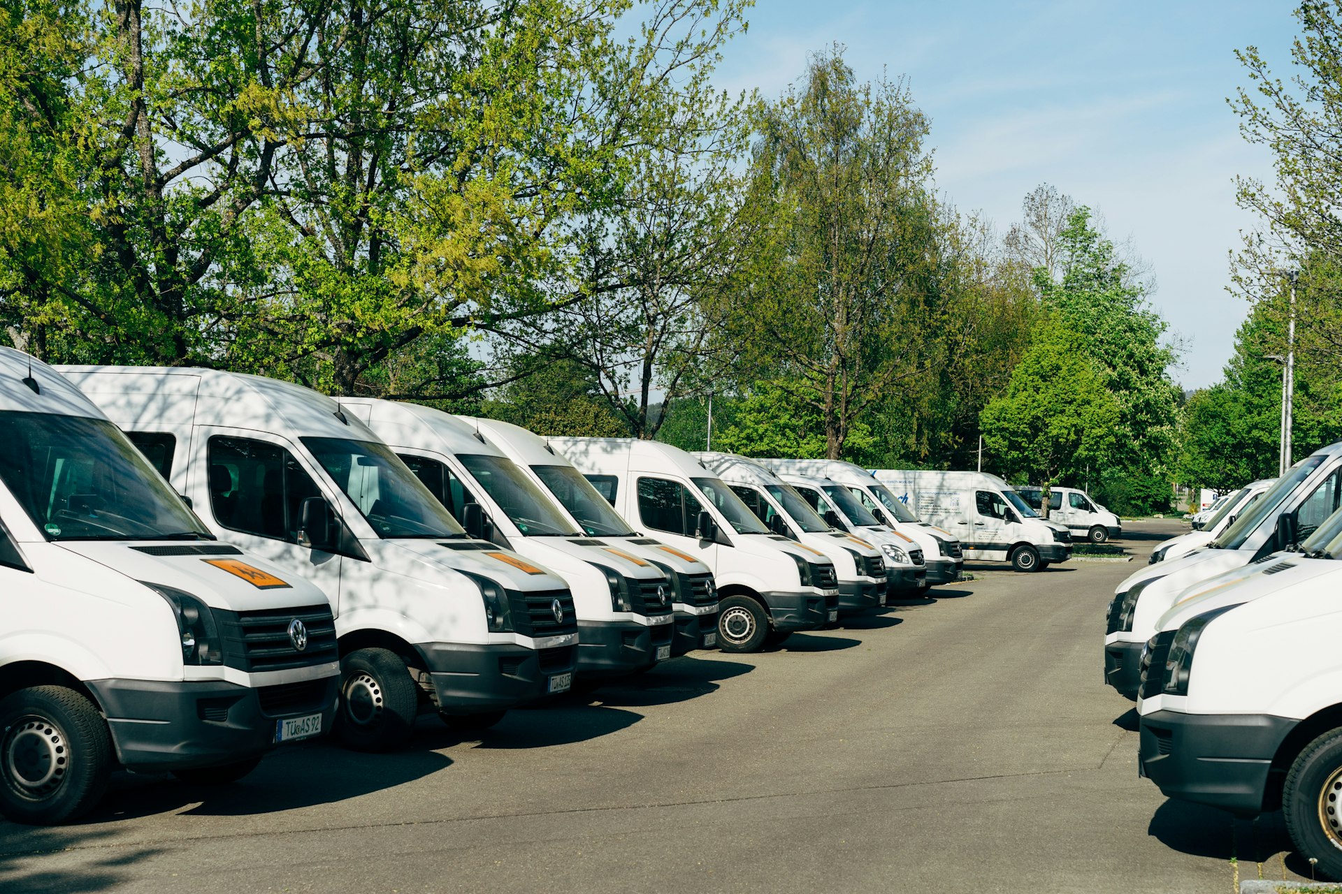 Revive Fleet Solutions commercial work truck fleet ready for service in Austin, TX
