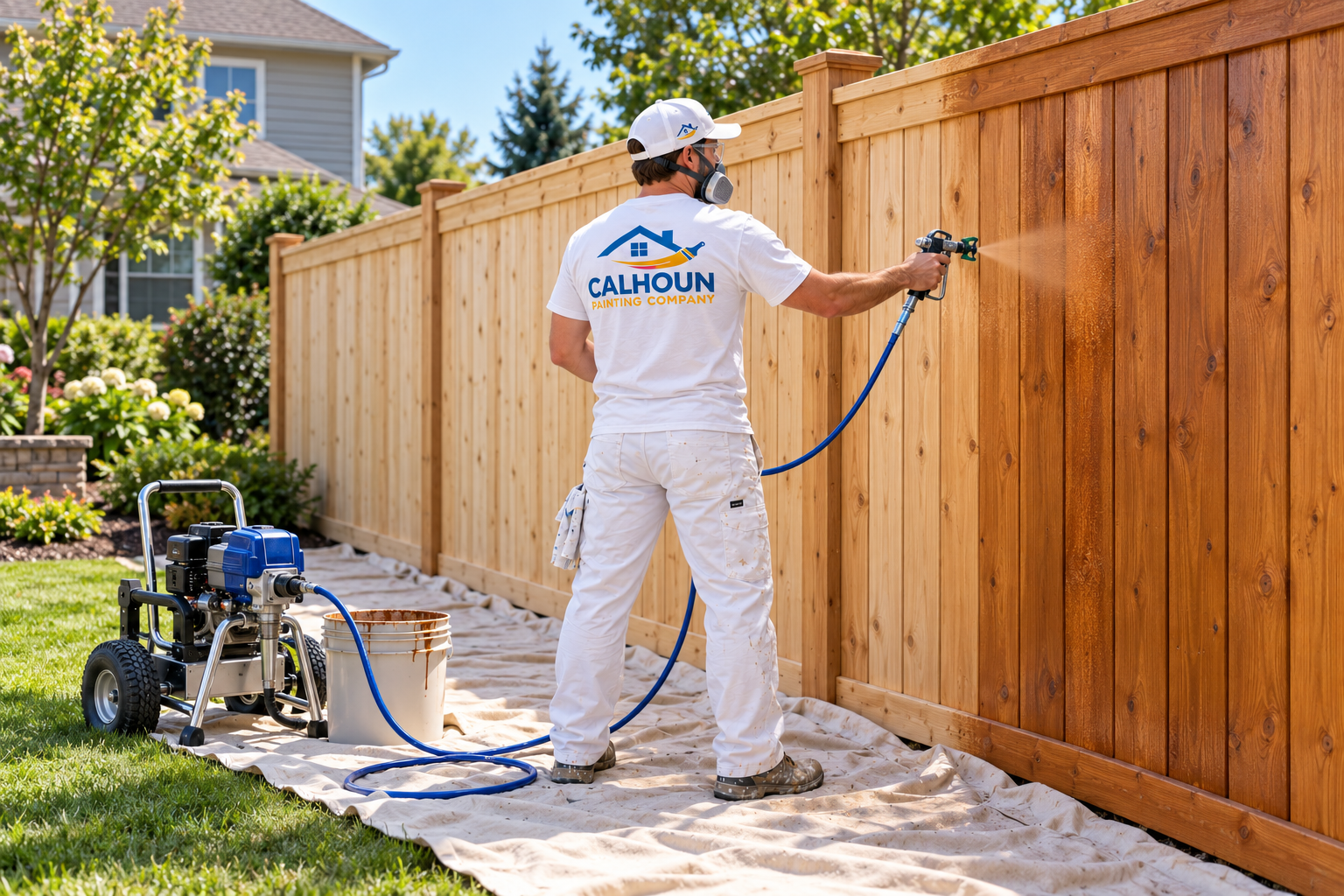 Fence Staining