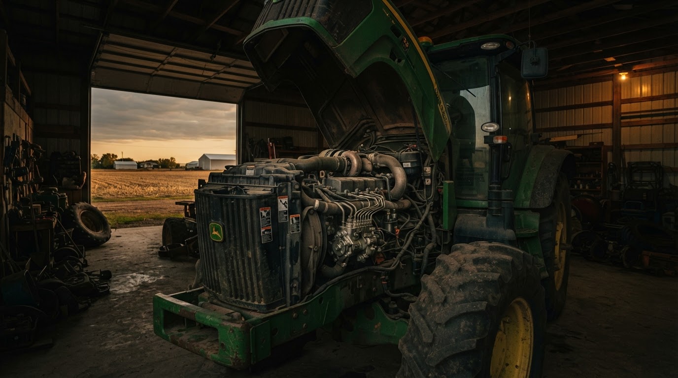 Servicio diésel para maquinaria agrícola en el taller diésel de Diesel Campoy en Tandil