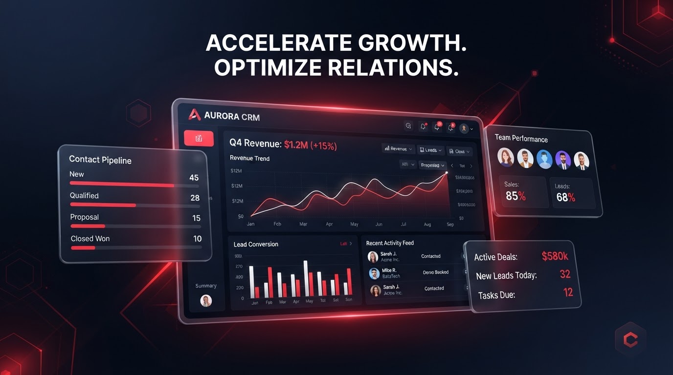 Cruise Control CRM dashboard with pipelines and analytics