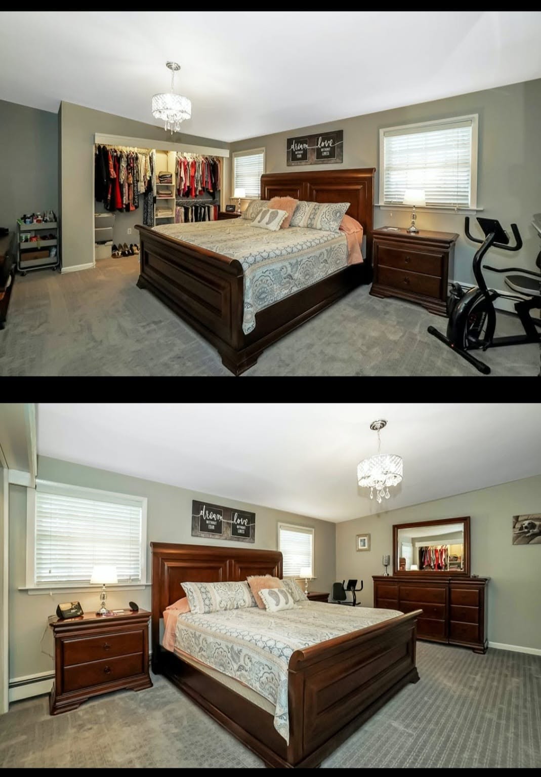 Master Suite — Wall Restoration & Serene Finish