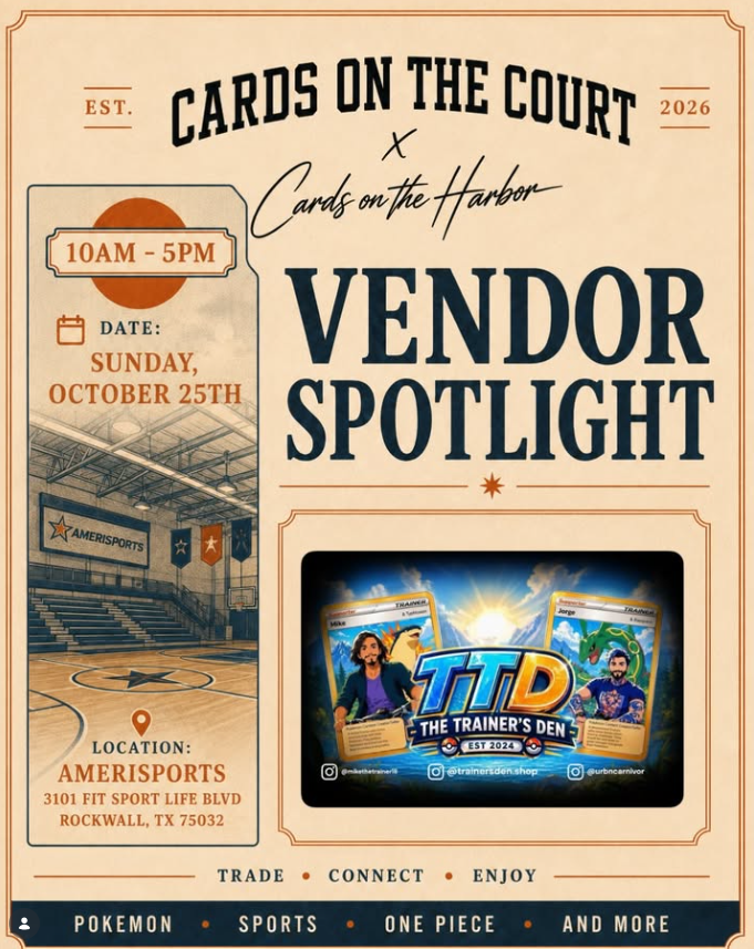 The Trainer's Den — Cards on the Court / Harbor Vendor Spotlight