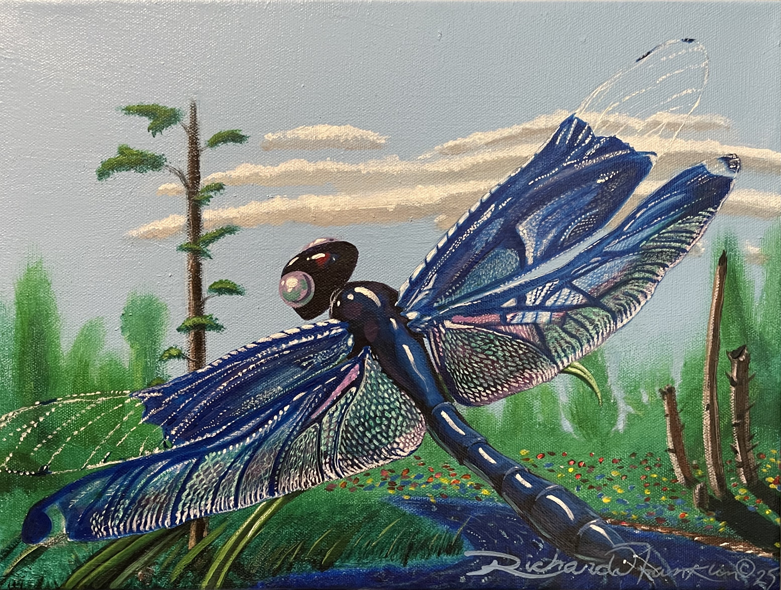 Dragonfly — Acrylic on Canvas