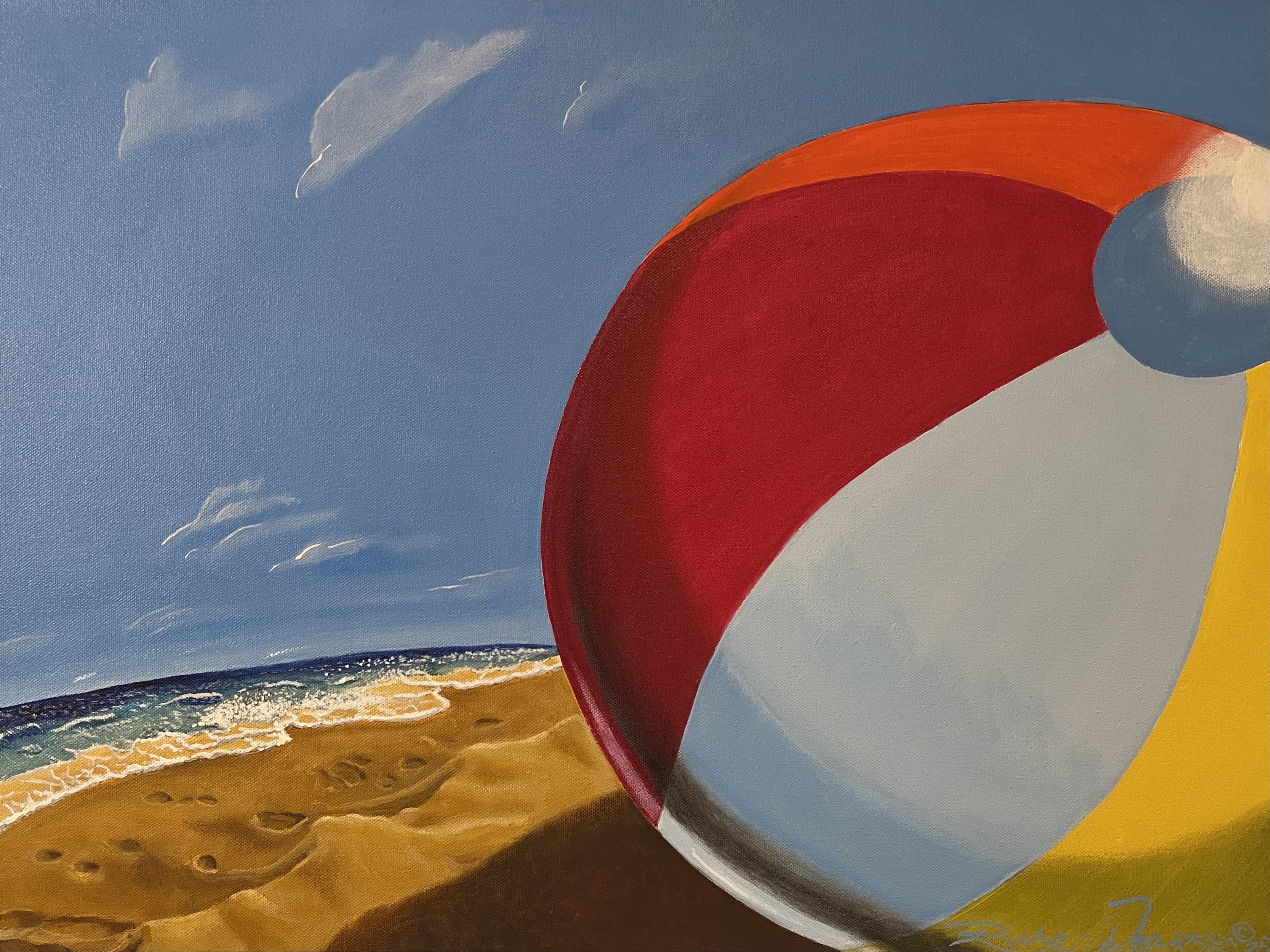 My Beach Ball — Acrylic on Canvas