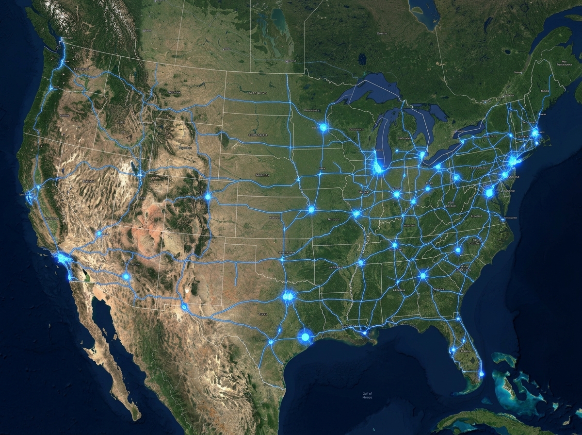 Active Interstate Transportation Corridors