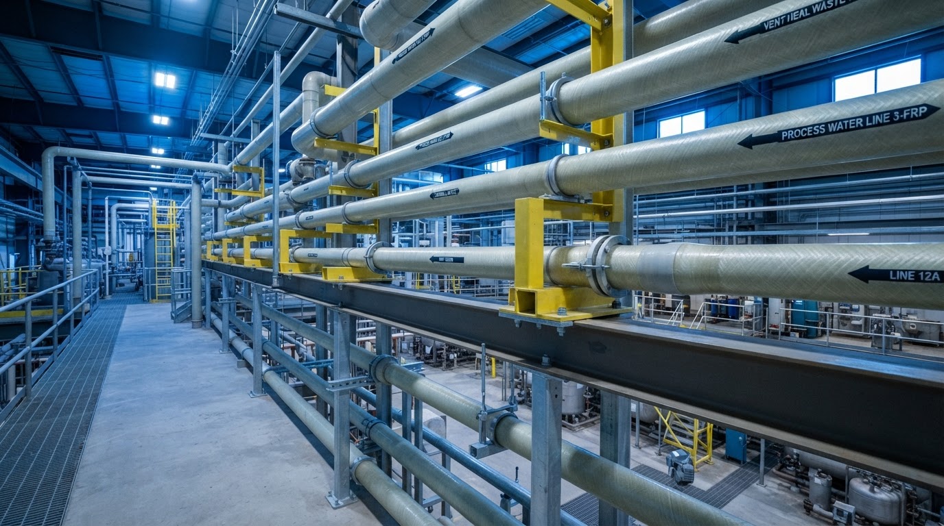 FRP Pipe Supports Failure Prevention