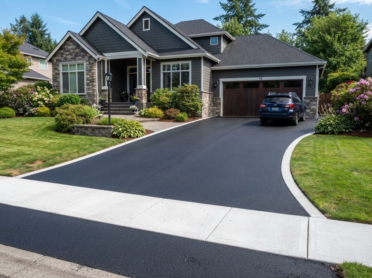 Asphalt Paving Driveway