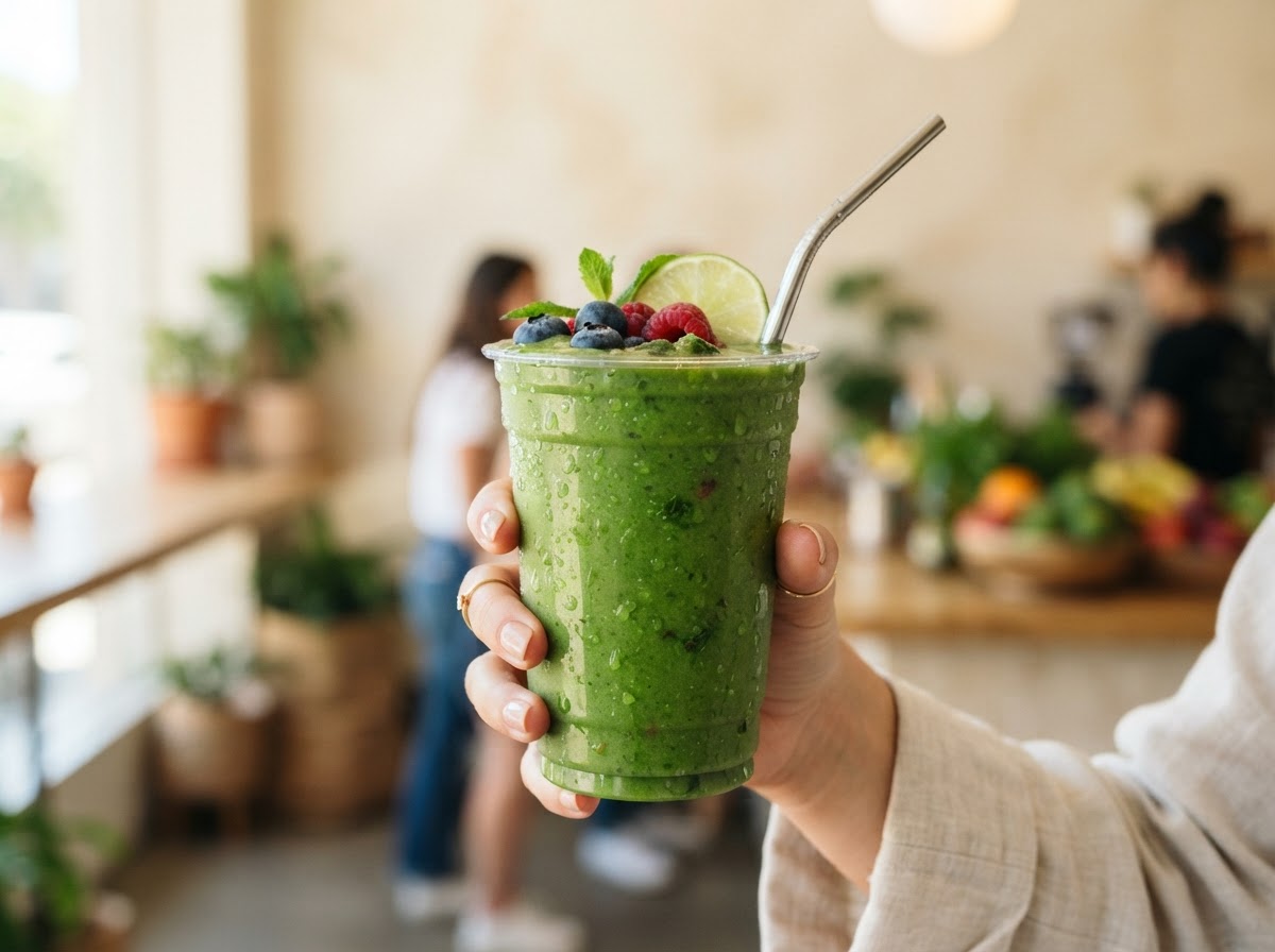 Fresh organic smoothie