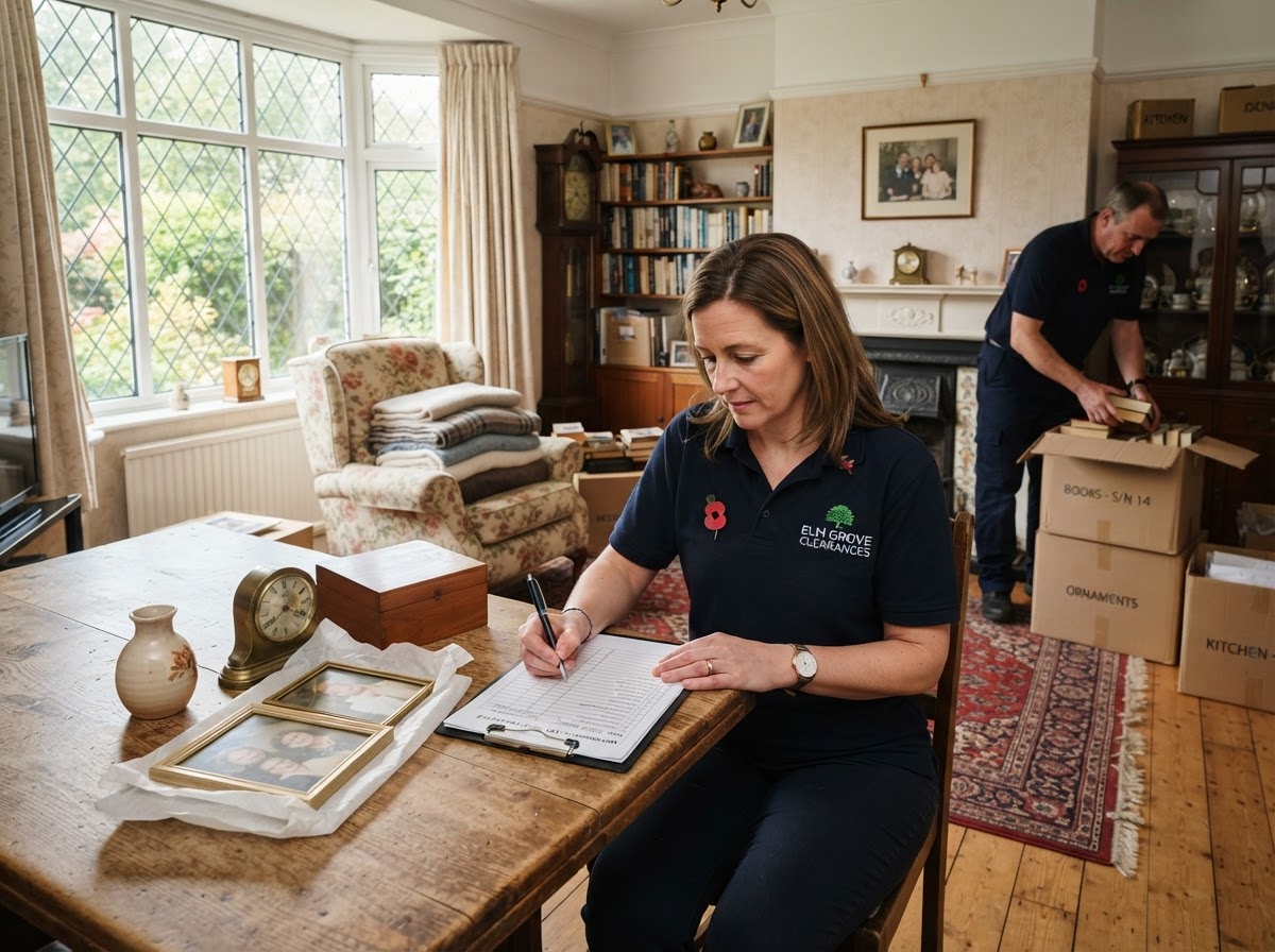 Compassionate probate house clearance team in Staffordshire