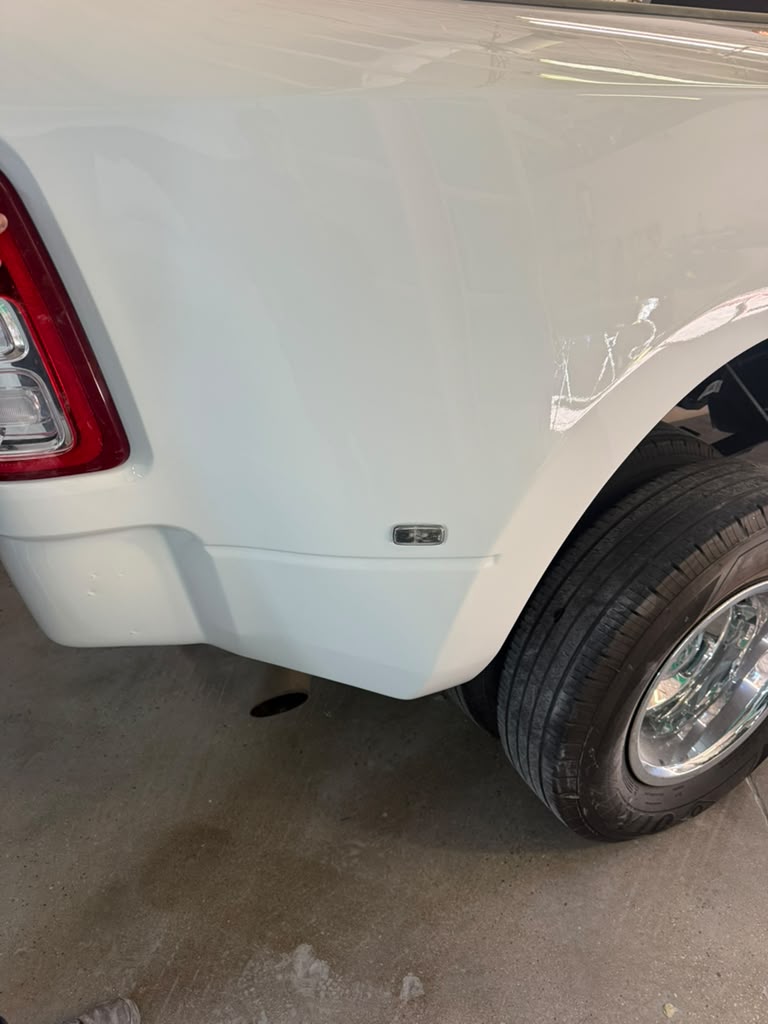 finished truck quarter panel paint and clear coat match by Salgado's Auto Spot in Taylorsville UT