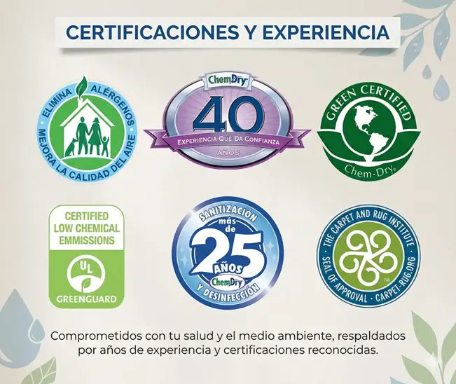 Certificaciones Chem-Dry Quality Clean
