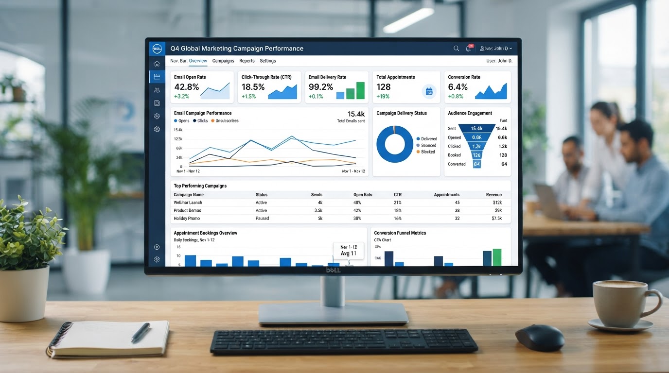 Marketing campaign analytics and reporting