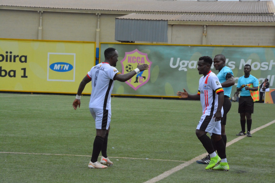 Tonny Mawejje leaving the pitch during his farewell testimonial match at Lugogo, 14 September 2022.