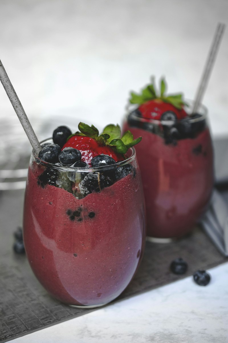 Strawberry Lassi w/ Poppings