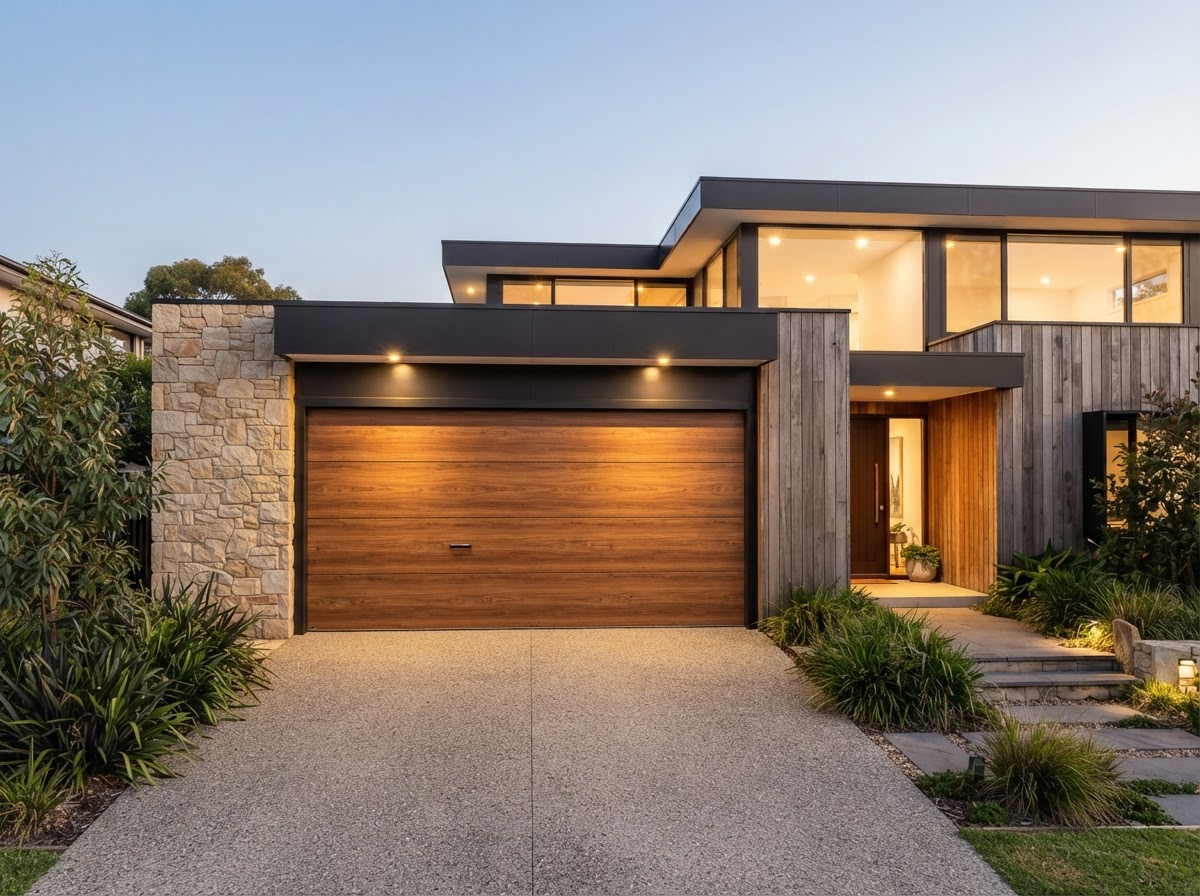 Timber Look Garage Doors