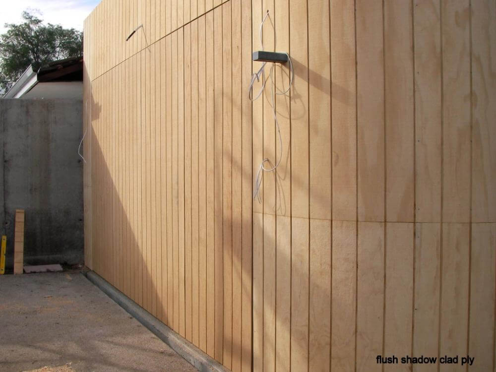 Flush mounted ply tilt garage door design by Dandenong Garage Doors