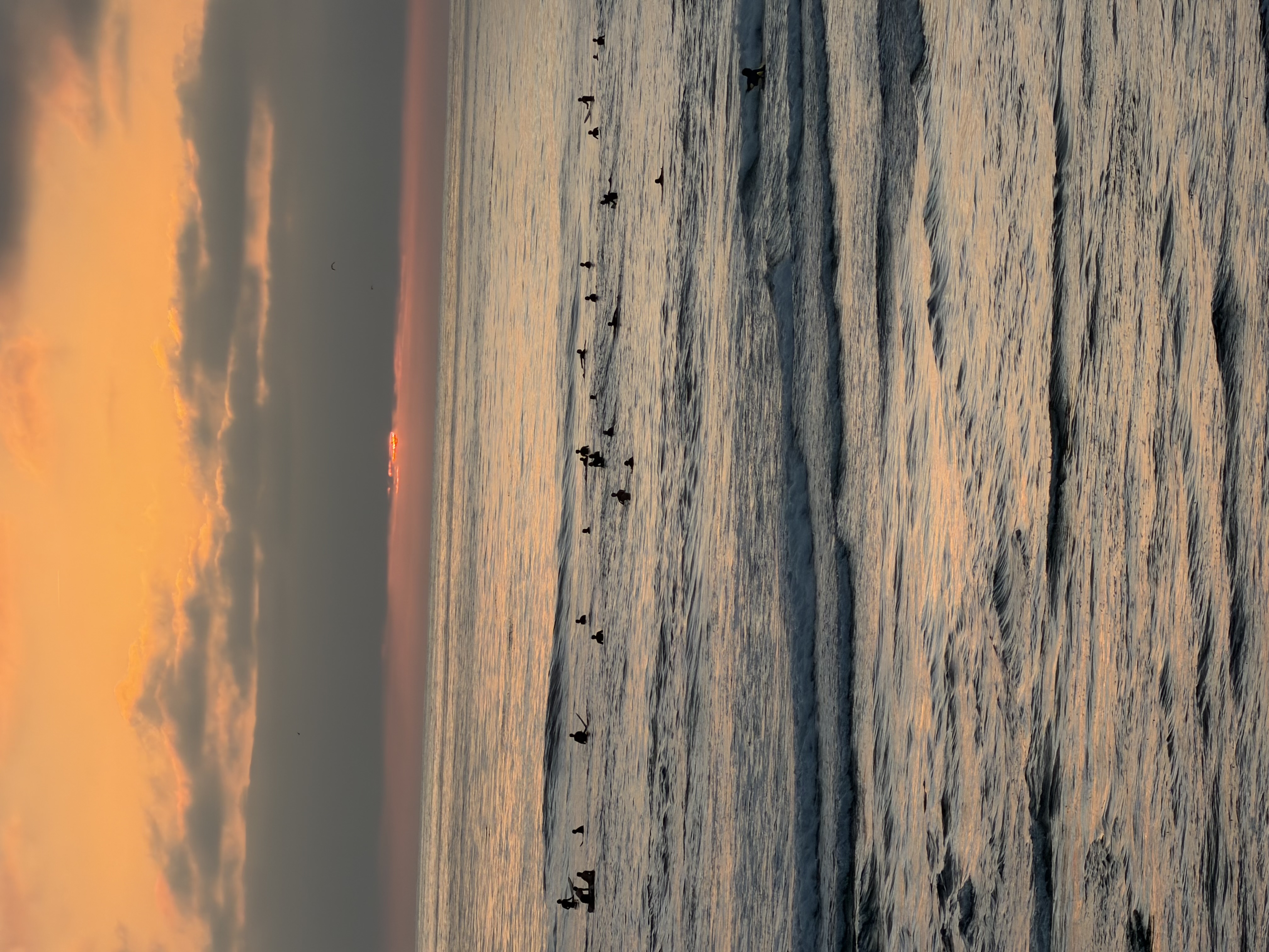 Southern California Pacific sunset along Solana Beach coastline