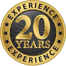 20 Years of Experience Badge