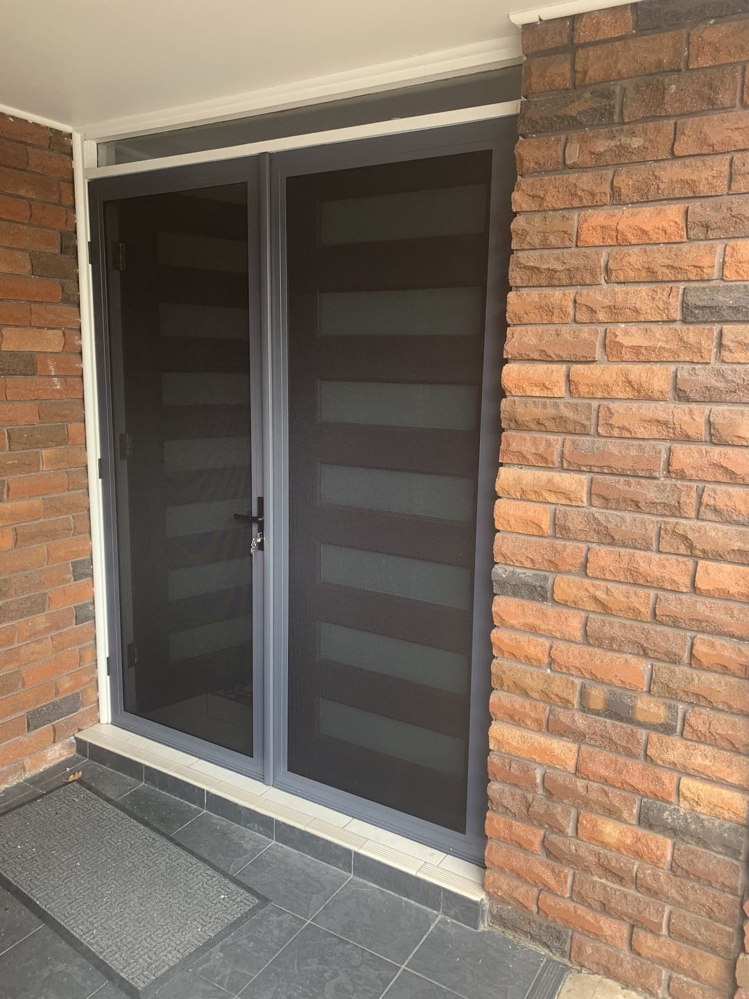 What's the difference between a fly screen door and a security door?