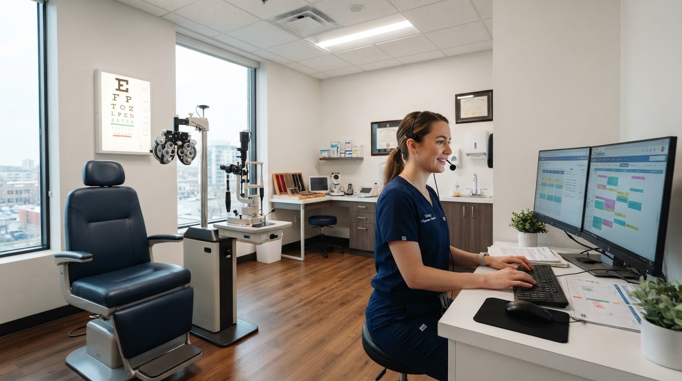 How Optometry Clinics Use Virtual Assistants to Handle Vision Benefits and Prior Auths