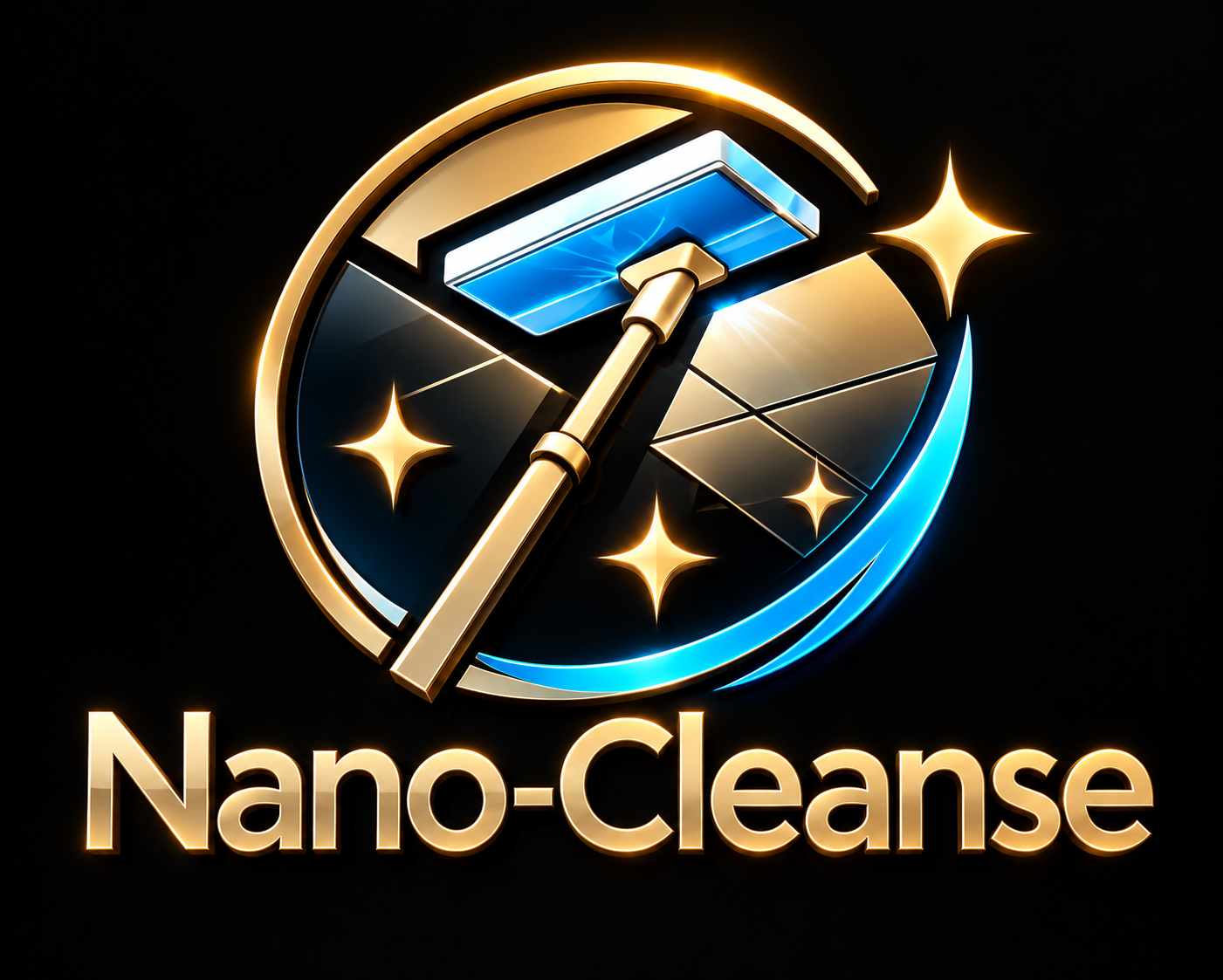 Nano Cleanse logo emblem