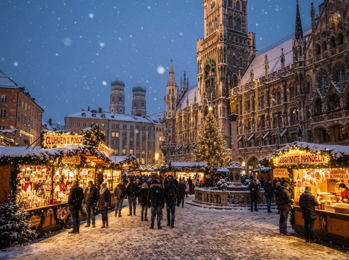 Munich, Germany in winter