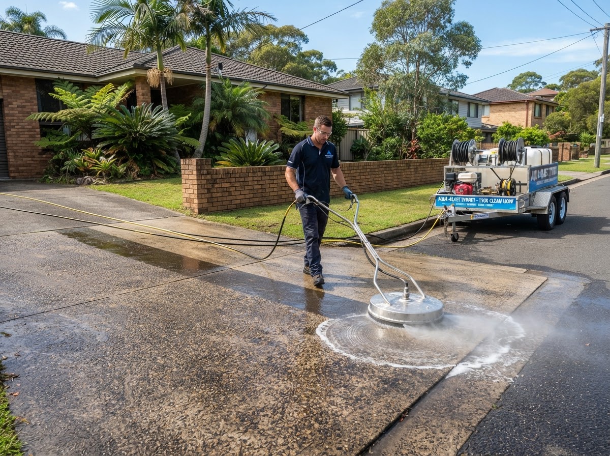 Driveway Pressure Washing
