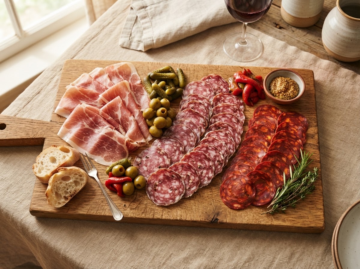 Carnes frías y chorizo: jamón, salchichón y chorizo en SuperMarket Gómez