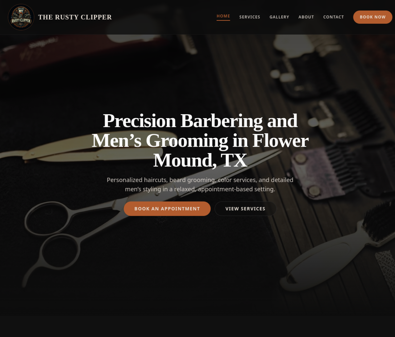 Rusty Clipper website preview