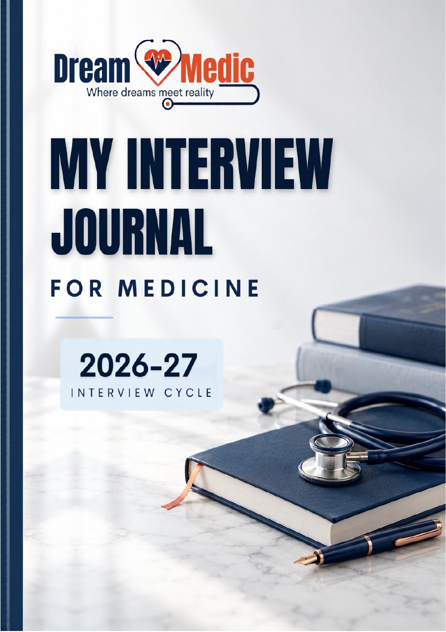 DreamMedic My Interview Journal for Medicine 2026-27