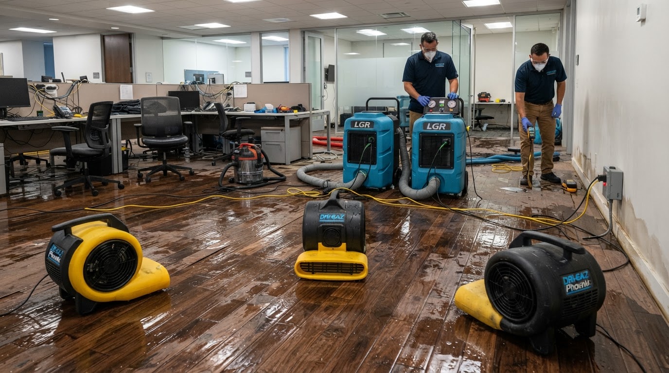 Industrial Drying Setup