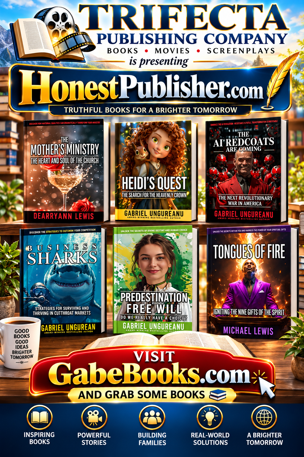 Trifecta Publishing Company presents HonestPublisher.com - Books, Movies, Screenplays