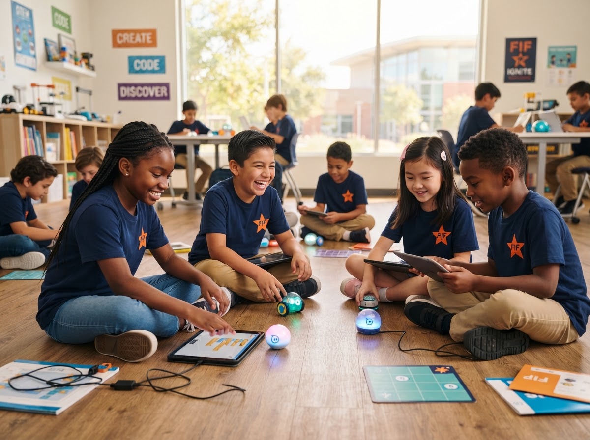Young scholars programming robots