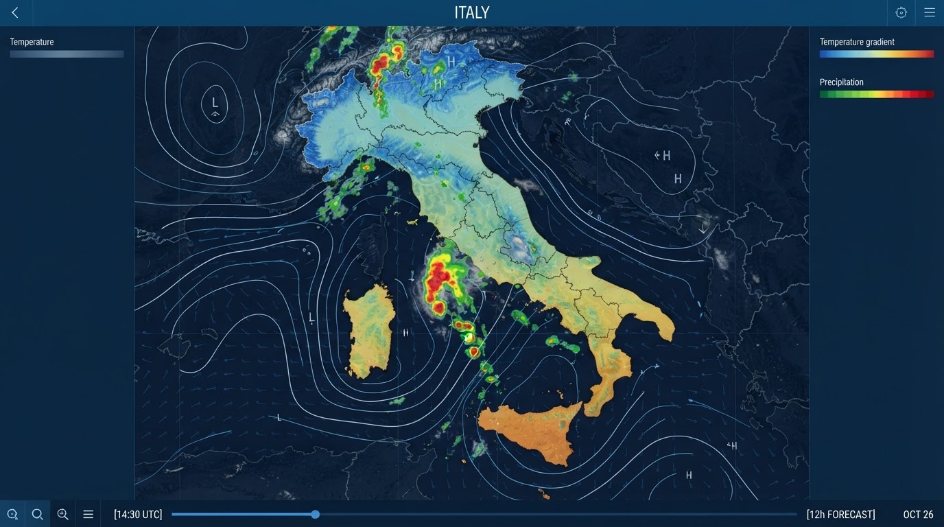 Previsioni meteorologiche personalizzate