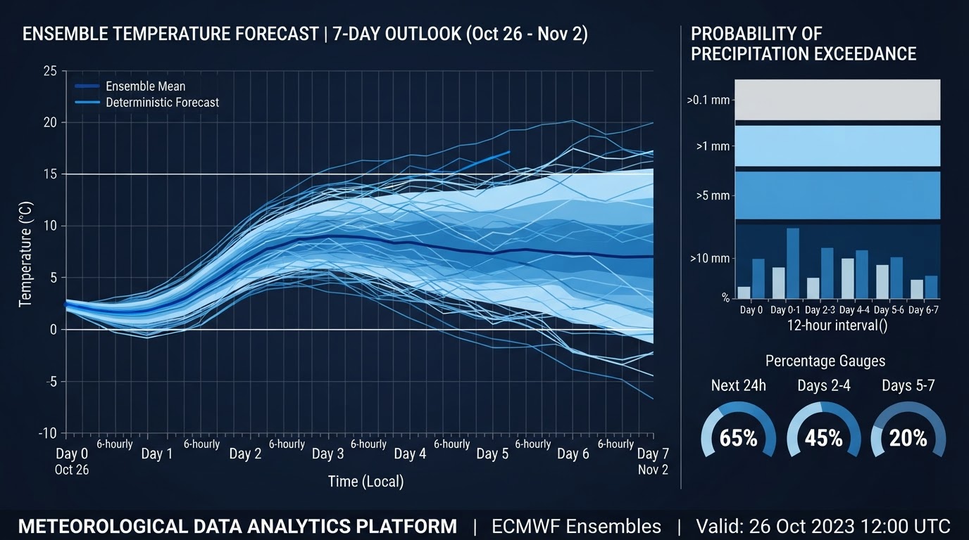 Previsioni meteorologiche giornaliere e probabilistiche