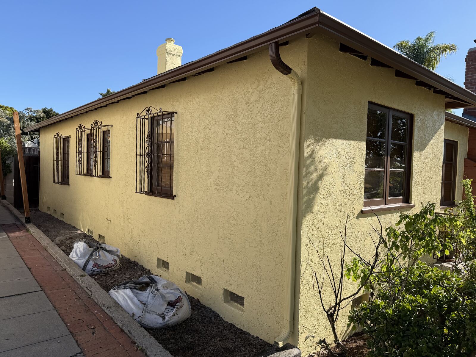 After Exterior stucco renovation