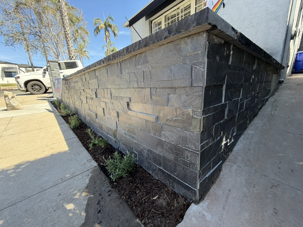 Slate wall
