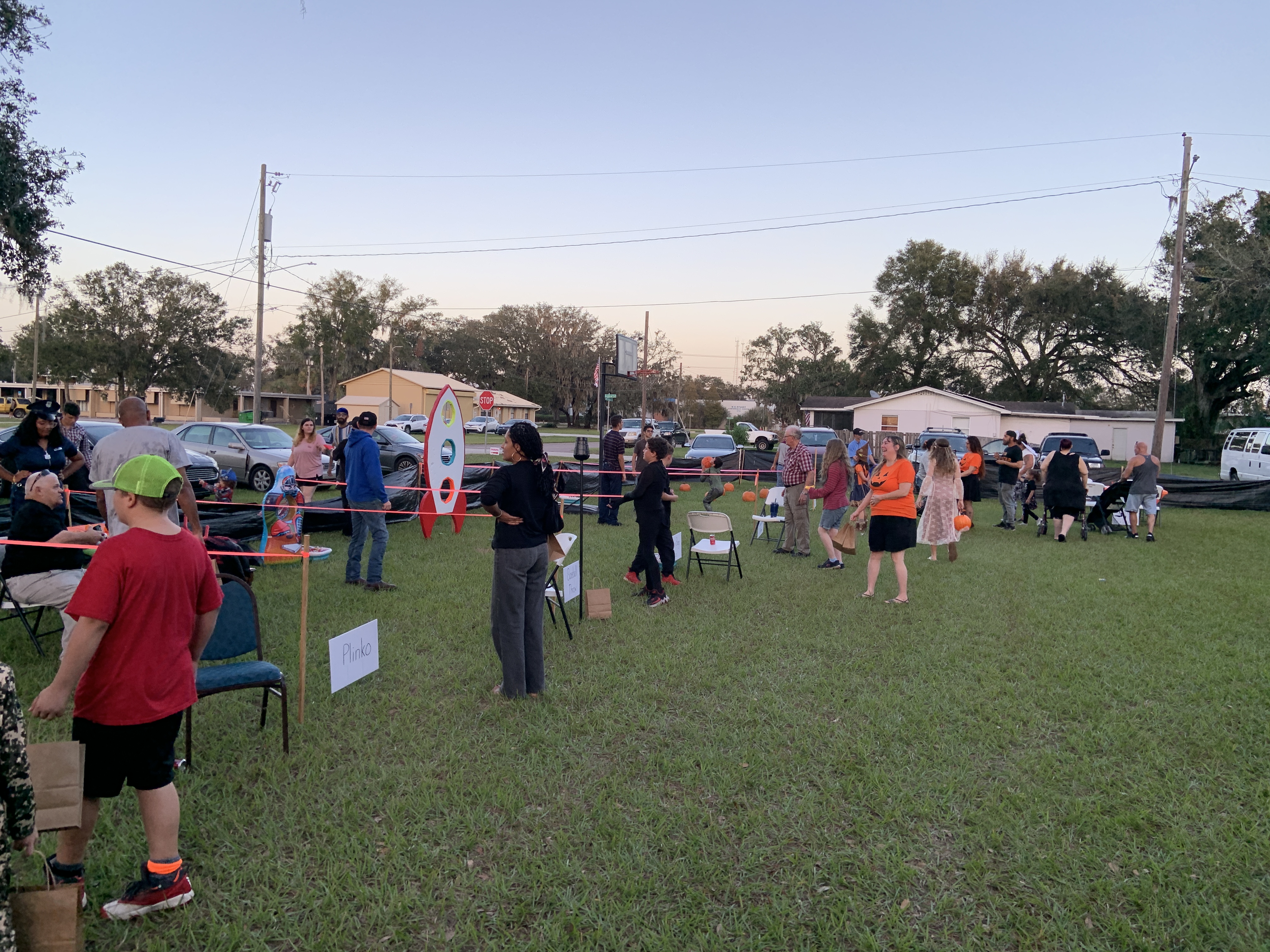 Family Fun Night games and outreach