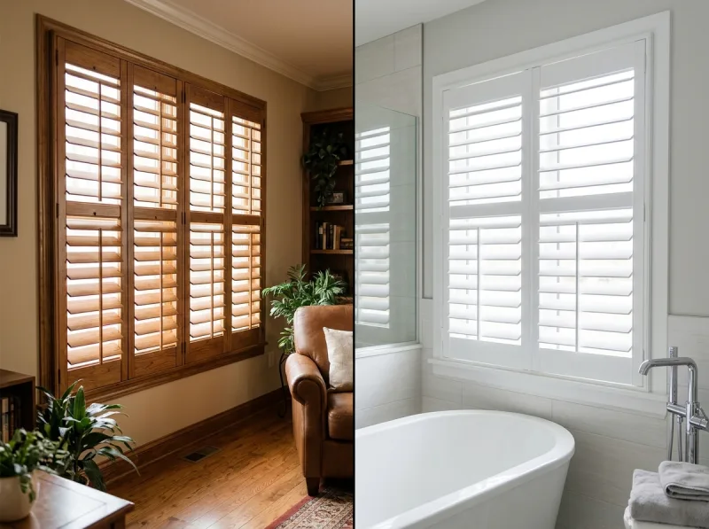 Vinyl Shutters vs. Wood Shutters: What Should You Choose?