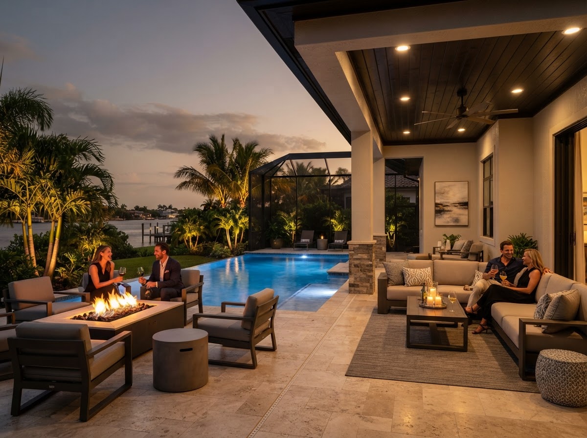 Poolside Outdoor Living