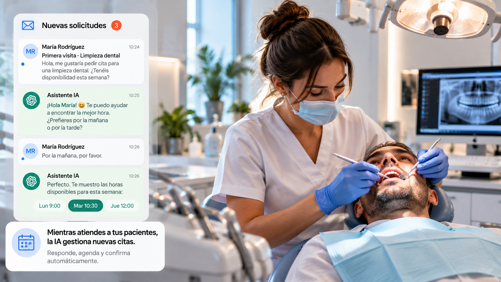 Clínica dental — Gestión de citas y solicitudes