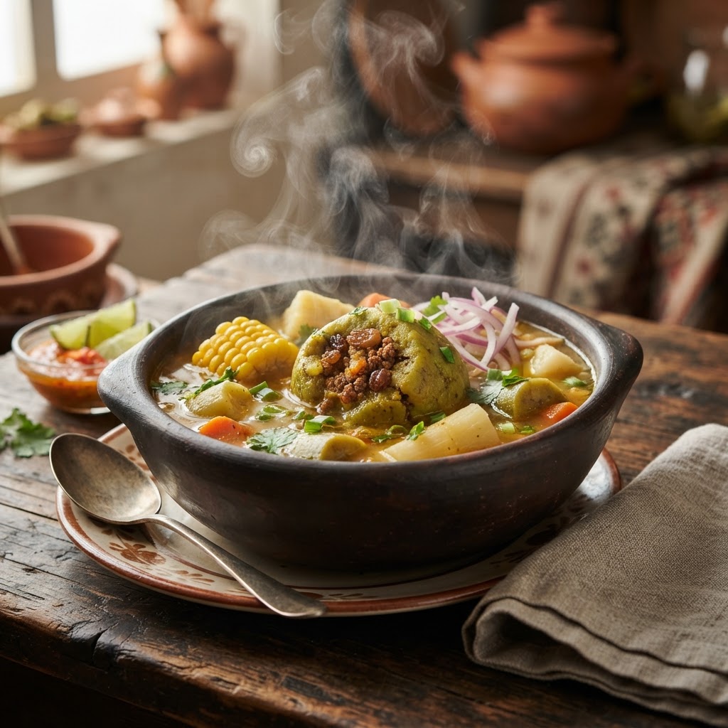Caldo de gallina
