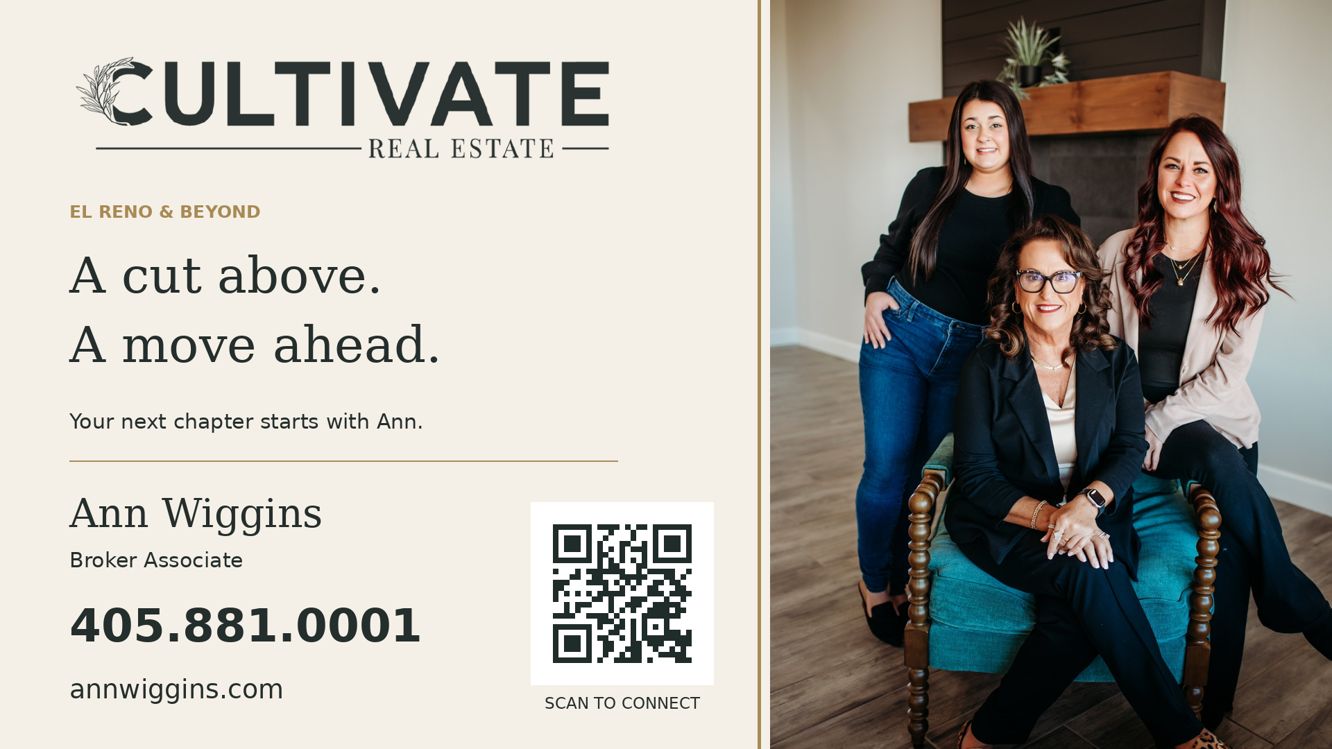 Cultivate Real Estate — Ann Wiggins